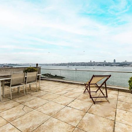 이스탄불 Duplex Flat W Panoramic Bosphorus View And Terrace 아파트 외부 사진