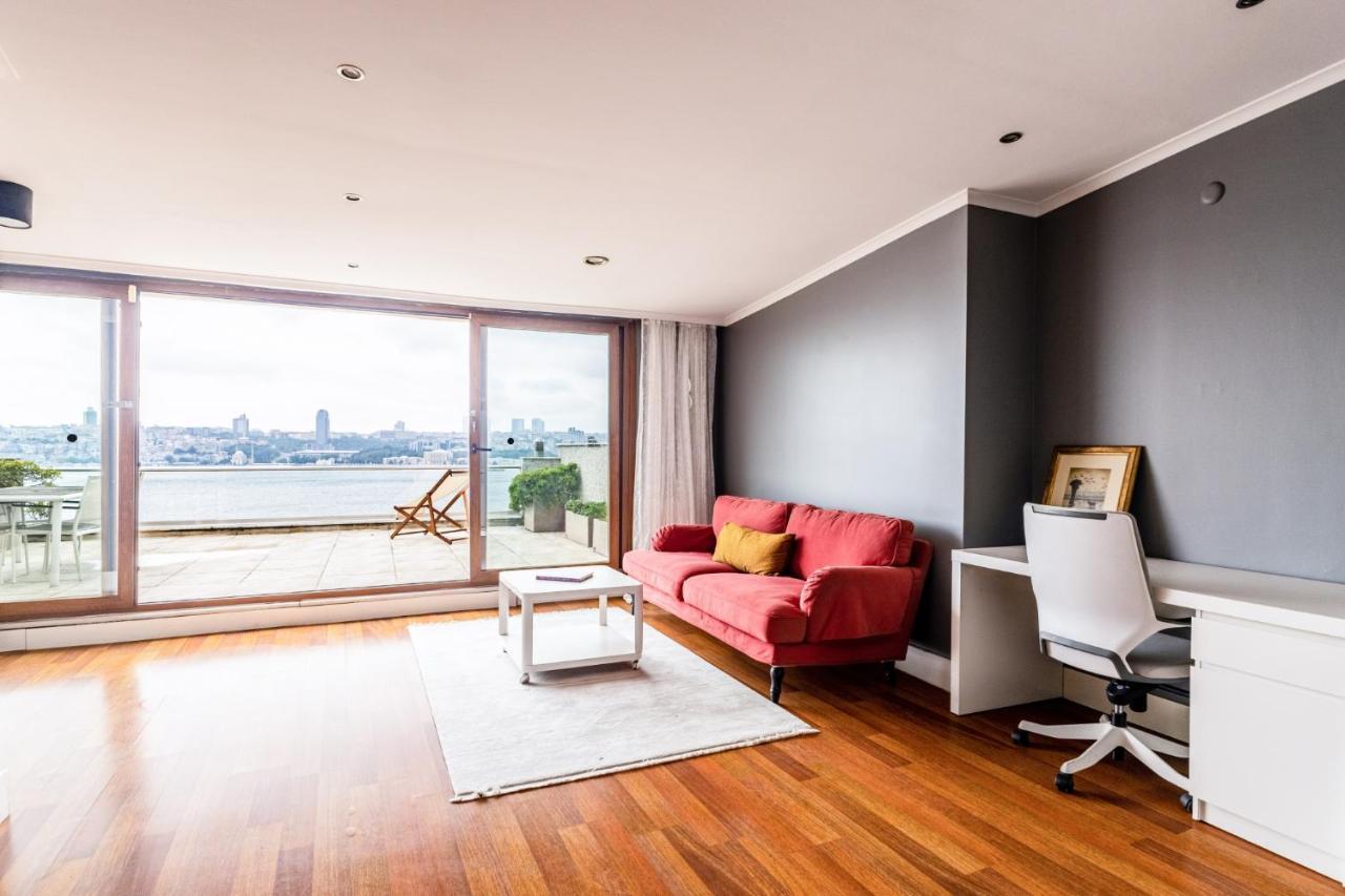 이스탄불 Duplex Flat W Panoramic Bosphorus View And Terrace 아파트 외부 사진