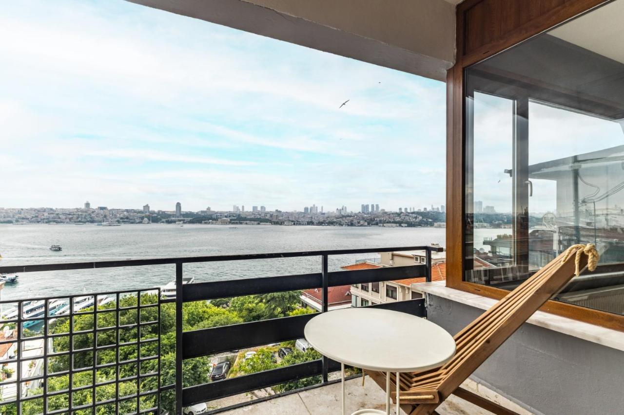 이스탄불 Duplex Flat W Panoramic Bosphorus View And Terrace 아파트 외부 사진