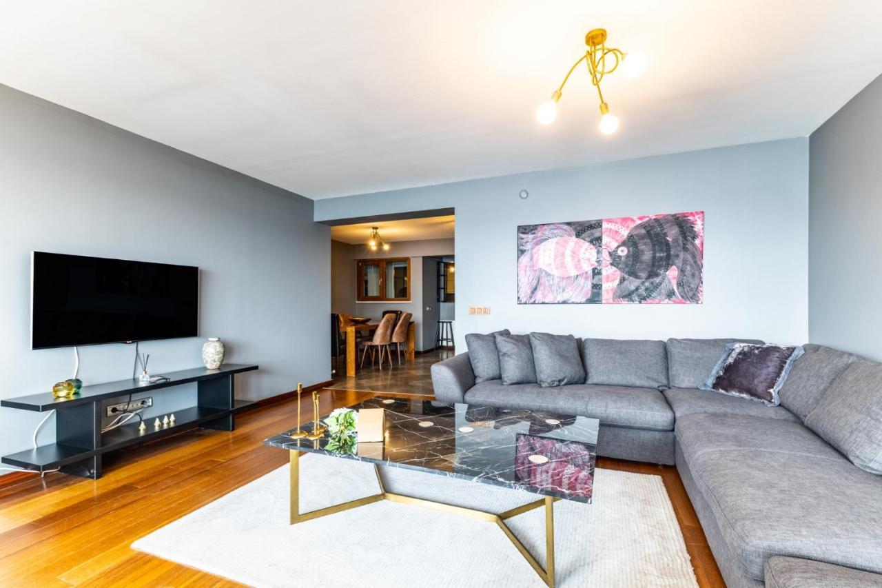 이스탄불 Duplex Flat W Panoramic Bosphorus View And Terrace 아파트 외부 사진