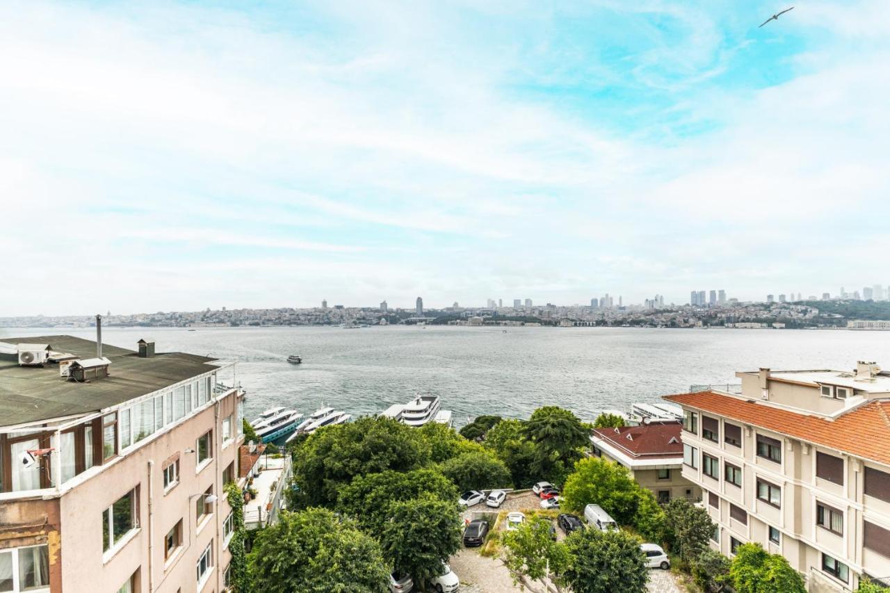 이스탄불 Duplex Flat W Panoramic Bosphorus View And Terrace 아파트 외부 사진