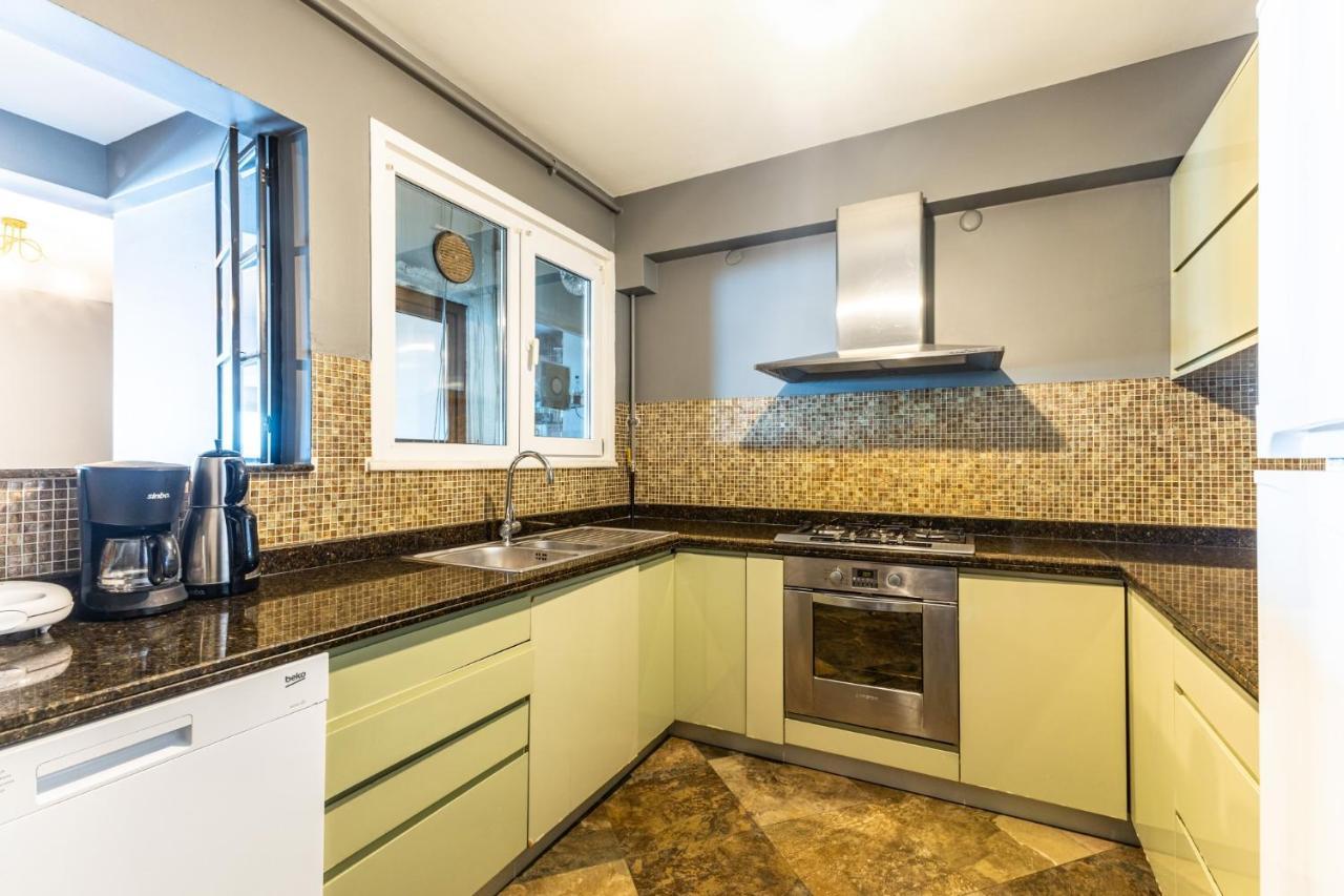 이스탄불 Duplex Flat W Panoramic Bosphorus View And Terrace 아파트 외부 사진